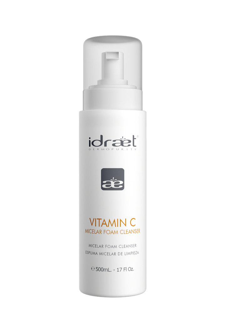 Espuma limpiadora Idraet vitamin C micelar x500ml.