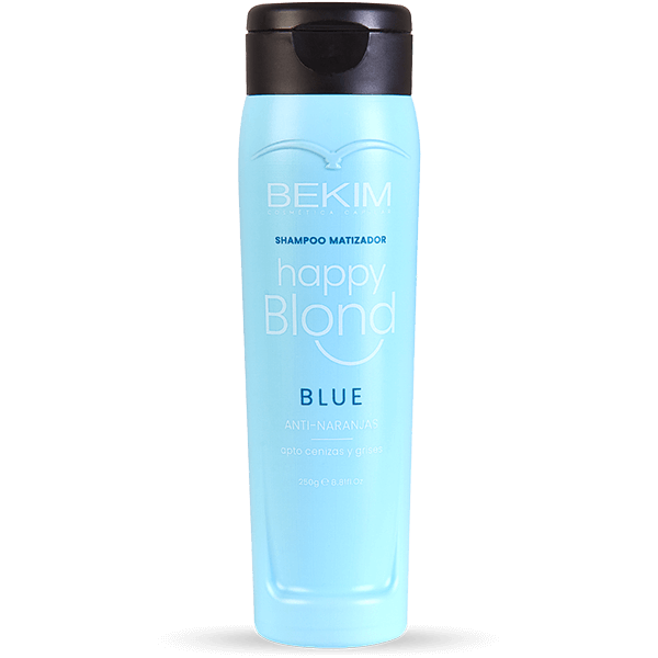 Shampoo matizador Bekim blue happy blond x250ml.