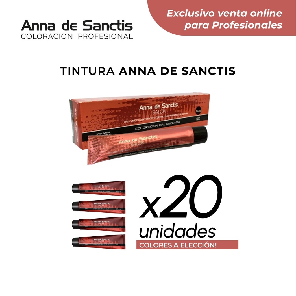 PROMO TINTURA ANNA DE SANCTIS 𝟮𝟬 𝗣𝗢𝗠𝗢𝗦 X60GS.