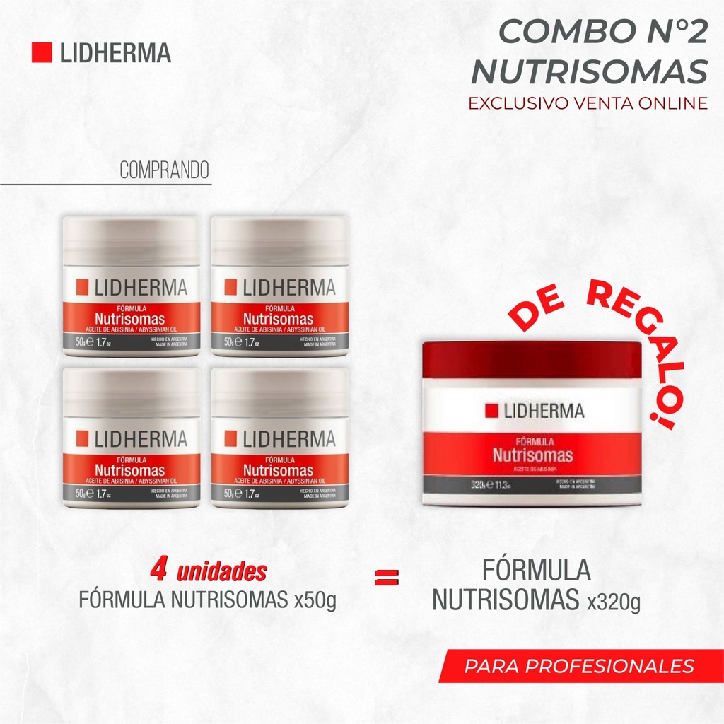 Combo N°2 Lidherma formula nutrisomas + 𝗥𝗘𝗚𝗔𝗟𝗢!