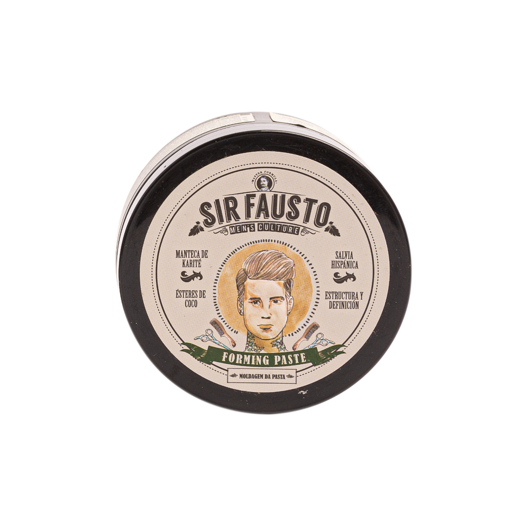 Pomada modeladora para todo tipo de cabellos Sir Fausto forming paste  x50g.