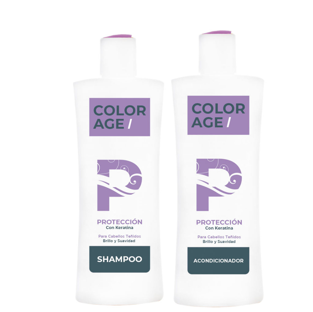 Kit shampoo + acondicionador Colorage protección color x250ml.