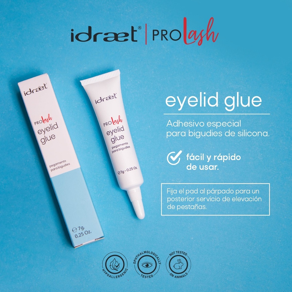 Adhesivo especial para bigudies Idraet Idraet pro lash eyelid glue x7g.