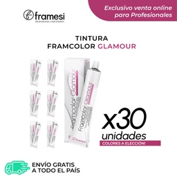 [PROMOCOLOR18] PROMO TINTURA FRAMCOLOR GLAMOUR 𝟯𝟬 𝗣𝗢𝗠𝗢𝗦 X100GS.