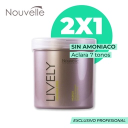 [P-AYRES38] Polvo decolorante sin amoniaco Nouvelle lively x500g.