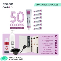 [P-AYRES37] Promo 50 tinturas profesionales Colorage + 𝗥𝗘𝗚𝗔𝗟𝗢!