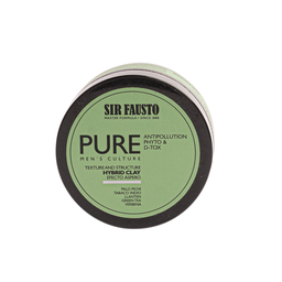 [SIRP014] Pomada para peinar todo tipo de cabellos Sir Fausto pure hybrid clay x100ml.