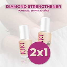 𝗣𝗥𝗢𝗠𝗢 𝟮𝘅𝟭 Idraet Kiki Pro Nails fortalecedor de uñas diamond strengthener x15ml