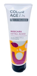 [CA6272] Mascara capilar extra acida Colorage color block x230ml.